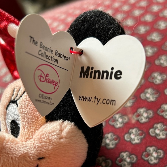Disney TY Sparkle Minnie Mouse The Beanie Babies Collection NWT - Picture 7 of 12